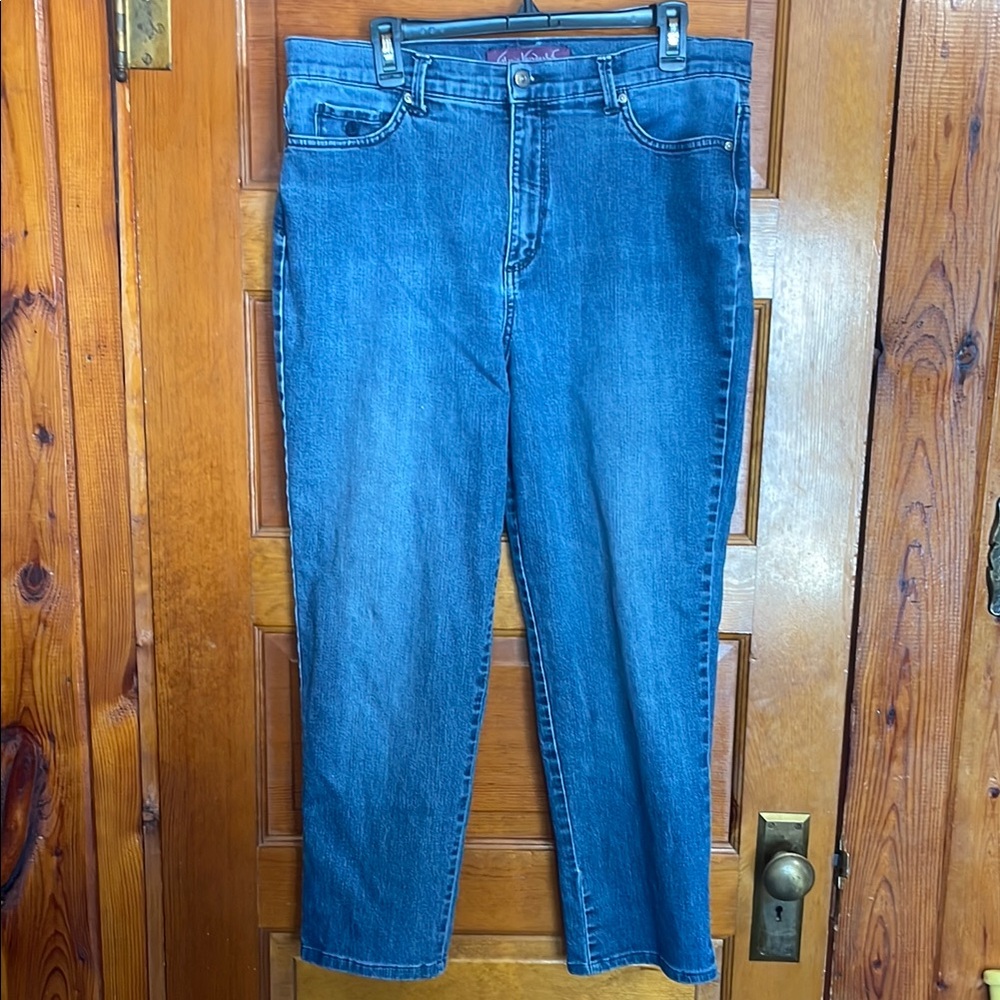 Gloria Vanderbilt Blue Relaxed Jeans Classic Denim